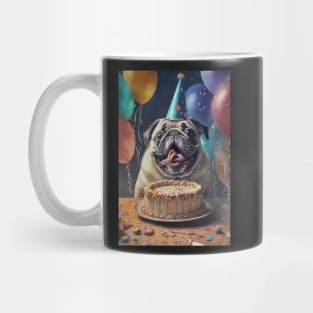 Pug Birthday Card #2 Mug